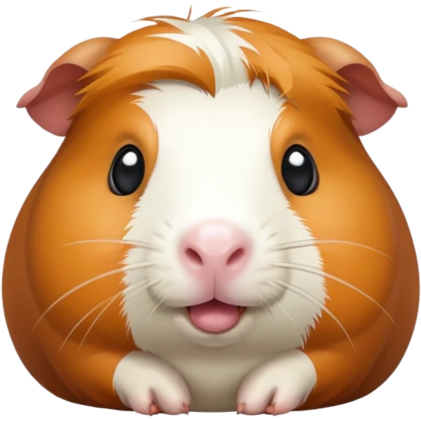 Guinea pig with a beak emoji