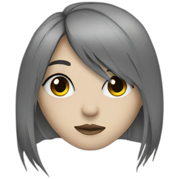 emo girl emoji