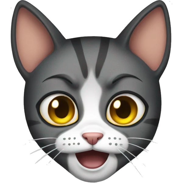 scared cat emoji