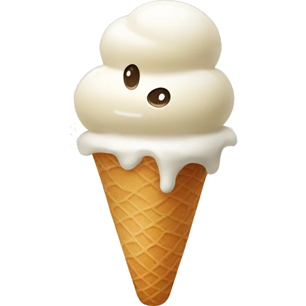scoop of ice cream emoji