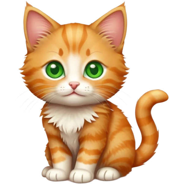 Ginger tabby kitten emoji