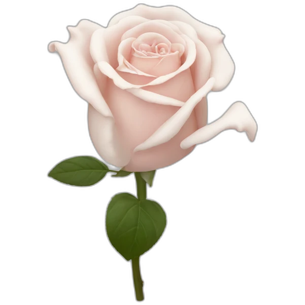 Pied verni rose emoji