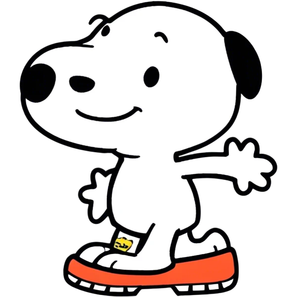 Snoopy crocs emoji