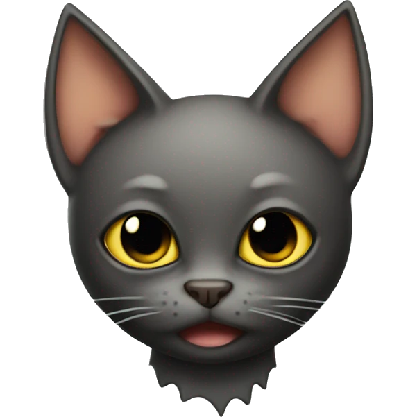 Bat cat emoji