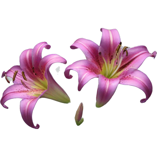 Lily flower stargazer emoji