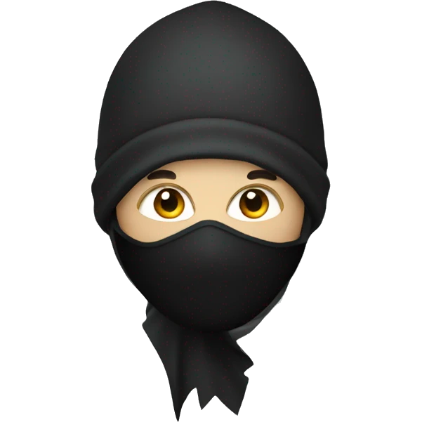 Thief with mask emoji