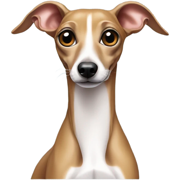 Italian greyhound stiffens.
 emoji