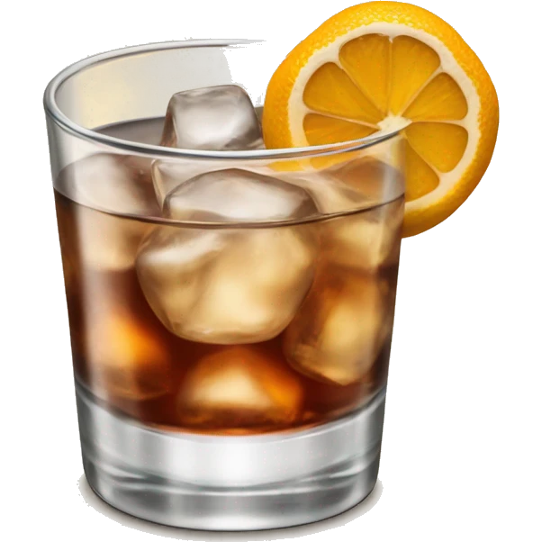 one old Fashioned coktail emoji