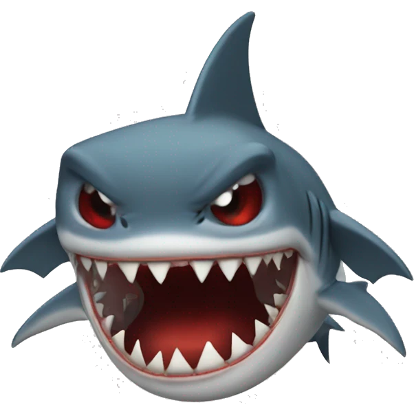 Shark devil  emoji