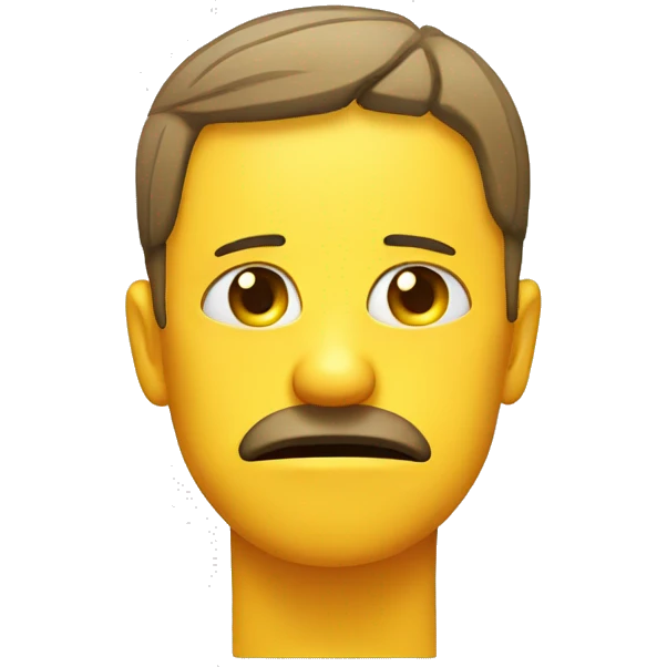 yellow tired face with eyebags emoji