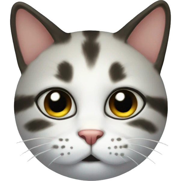 Snowman cat emoji