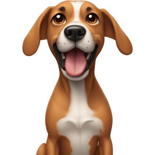 Dog hitting the griddy emoji