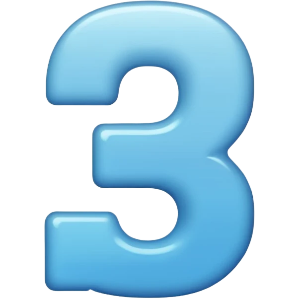 Number 1 emoji