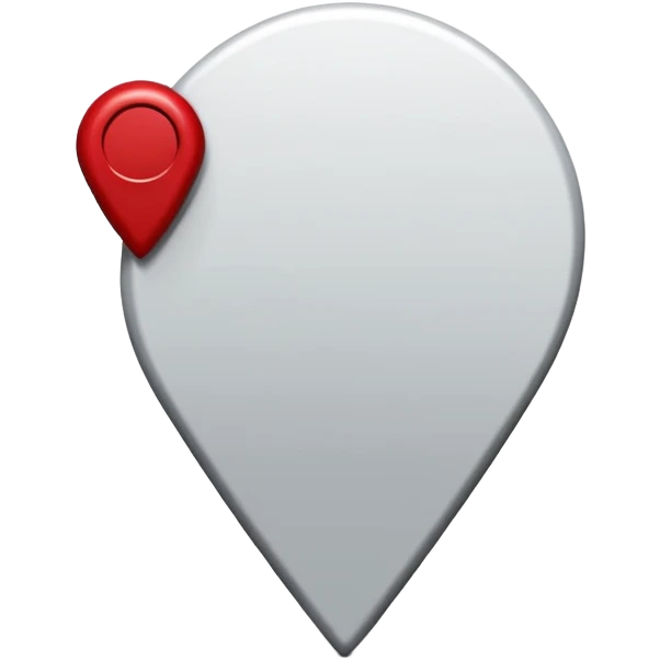 red map location pin minimalistic emoji