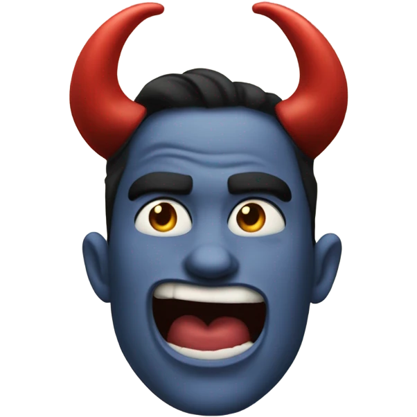 Diddy with devil horns emoji