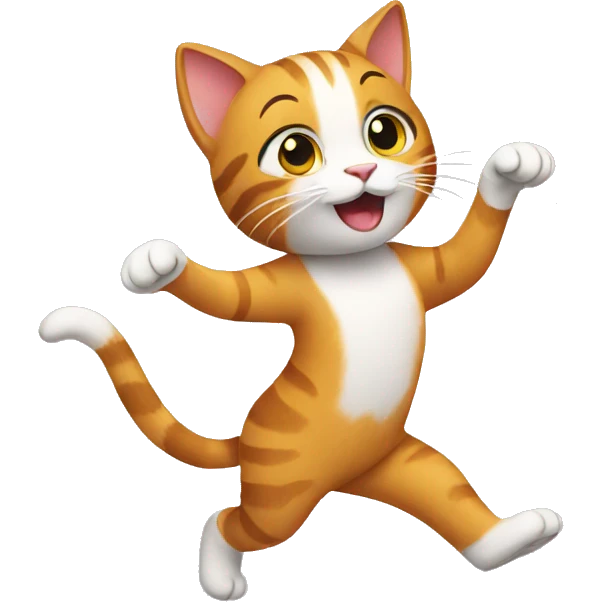 dancing cat emoji