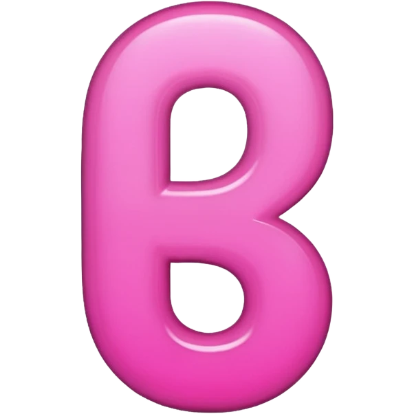 number one pink emoji