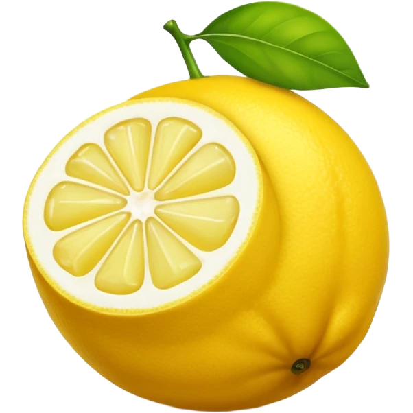 A squeezed lemon emoji