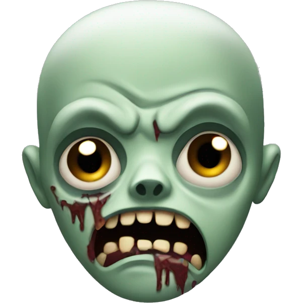 zombie scared emoji