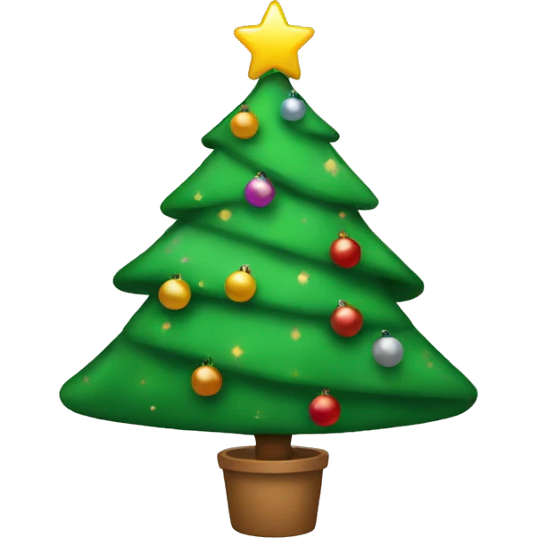 Christmas tree emoji