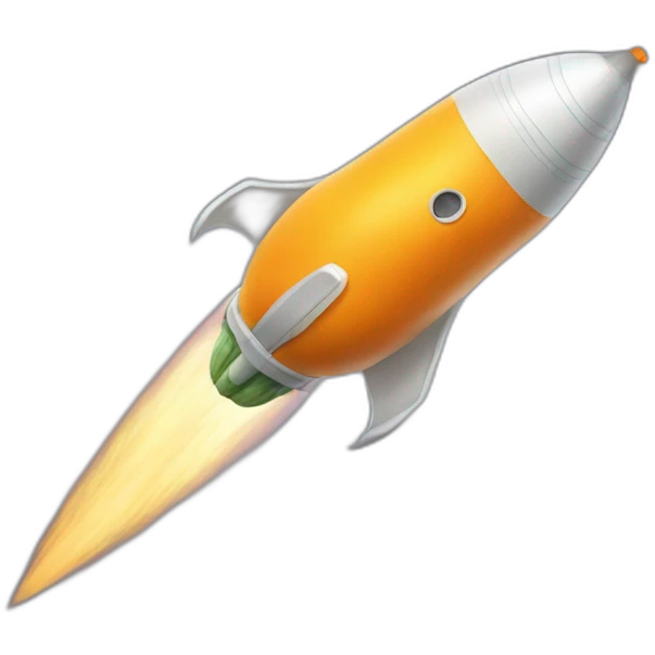 squash rocket emoji