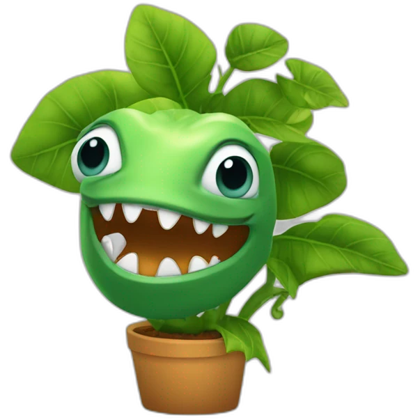 plante Piranha qui chante emoji