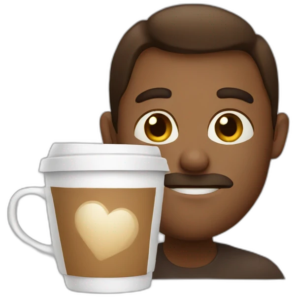 Coffee late emoji