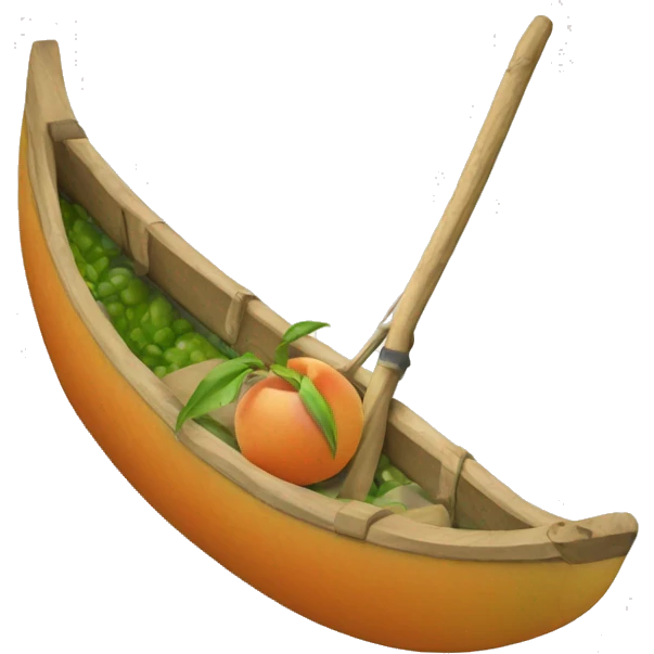 Pêche dans obergine emoji
