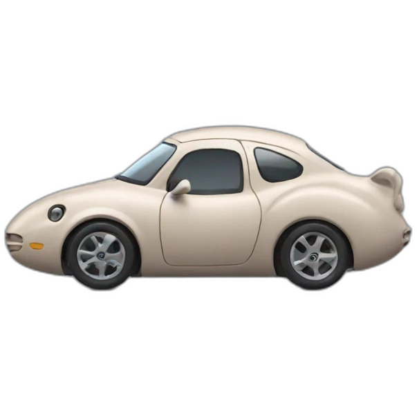 rat-shaped car emoji