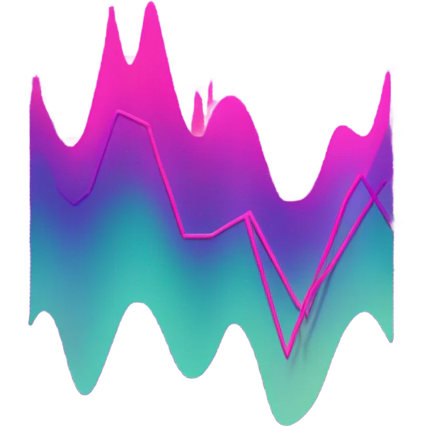 vaporware color theme, stock price going up emoji