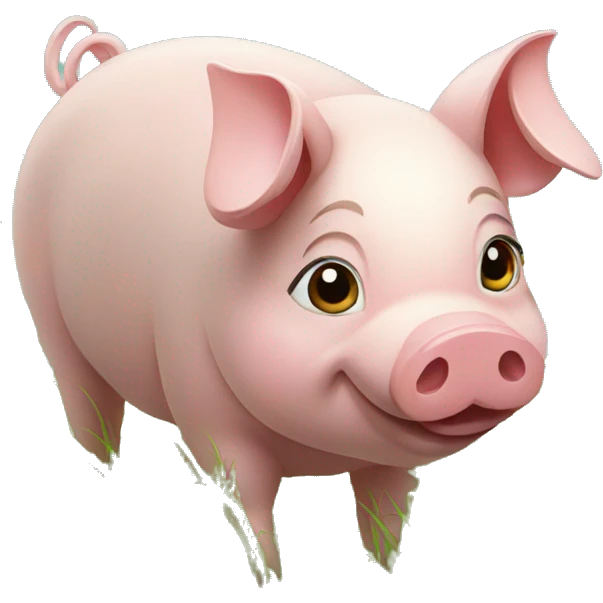 pigs in the grass emoji