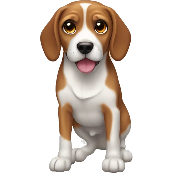 All brown beagle emoji