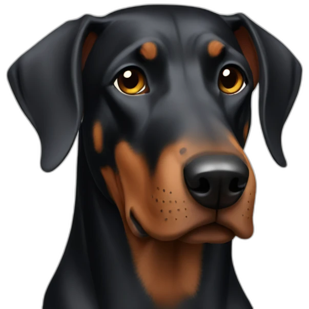 Doberman emoji