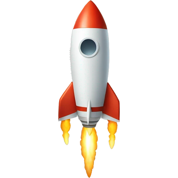 rocket with lot of money emoji