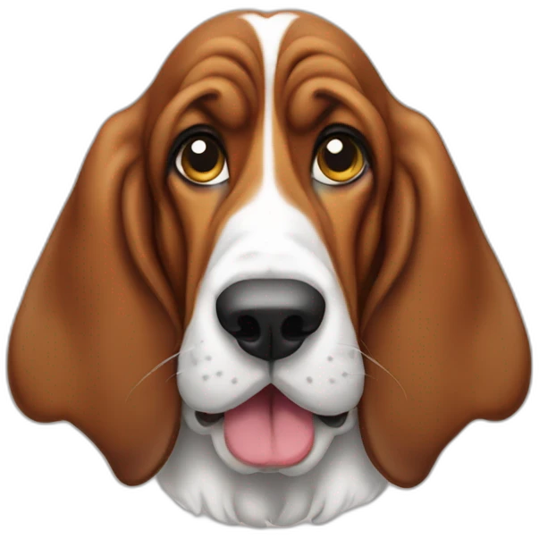 hungry basset hound emoji