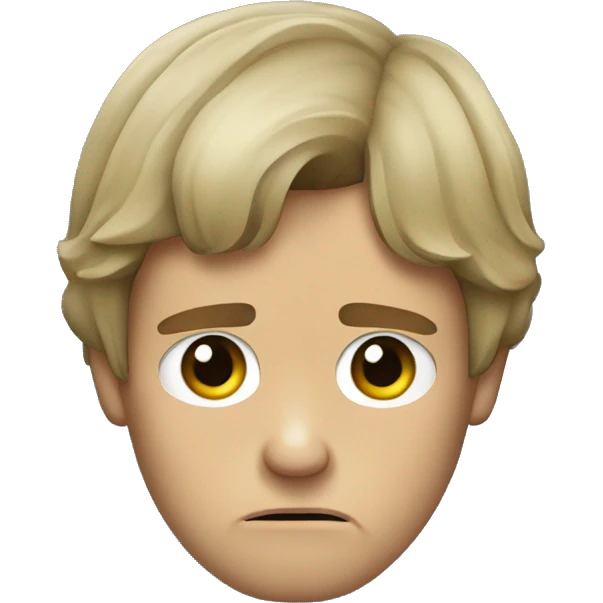 Luke Skywalker sad emoji