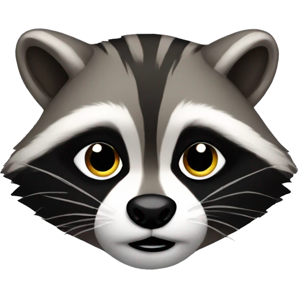 Racoon earing emoji