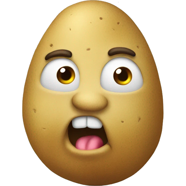 A fat snotty potato  emoji