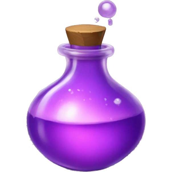 violet magic potion emoji