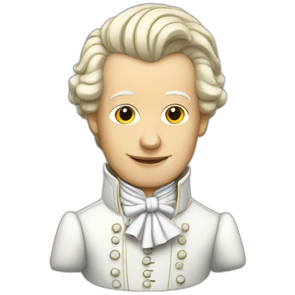 mozart playing piano emoji