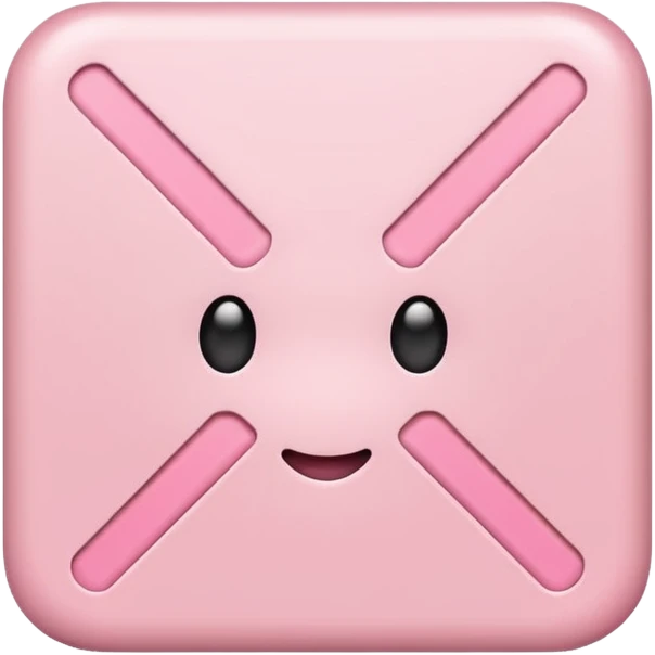 square babypink check mark emoji