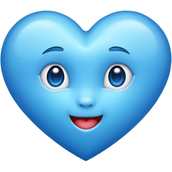 Aesthetic blue emoji cute emoji