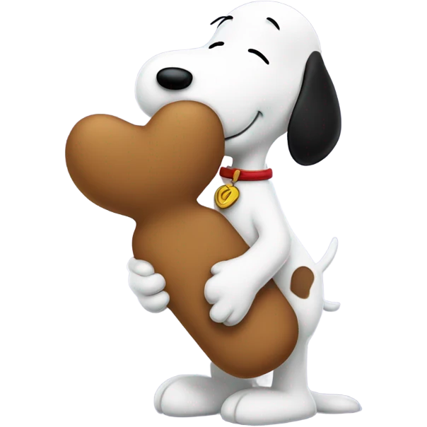 kissing Snoopy emoji