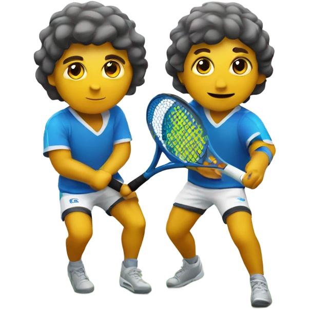 Padel players emoji