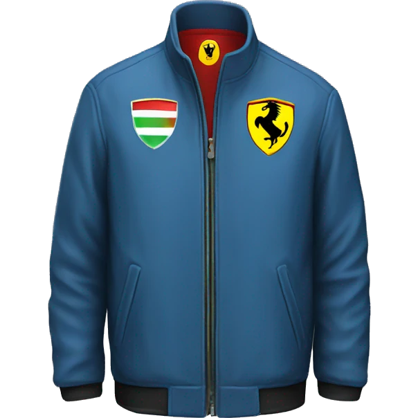ferrari jacket emoji