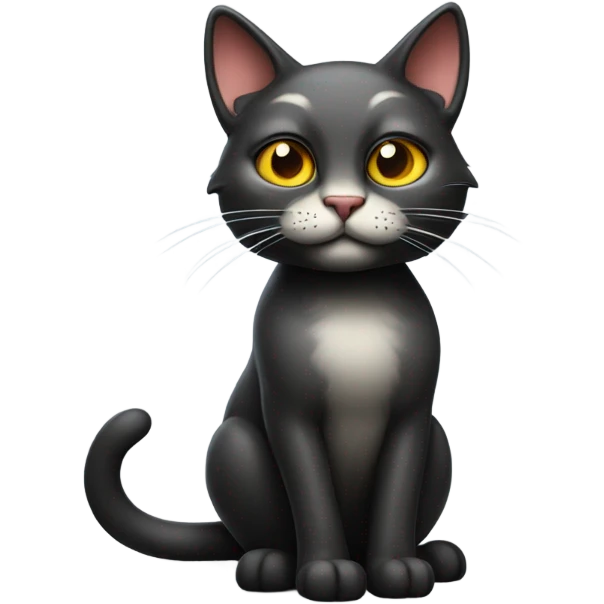 freaky smirking cat emoji