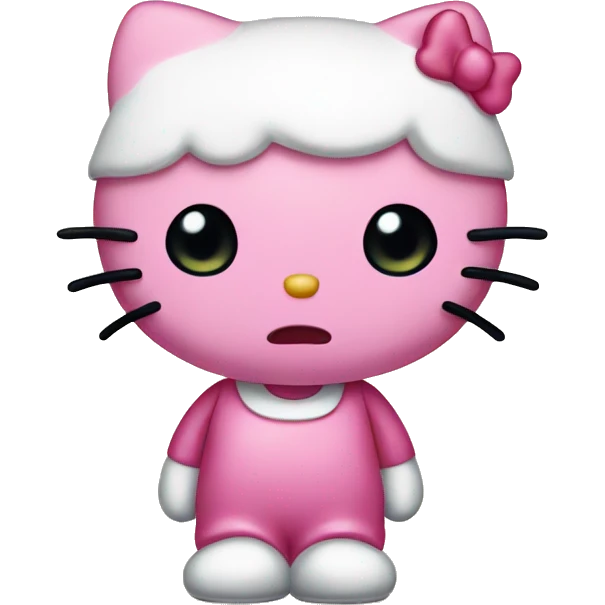 sad hello kitty  emoji