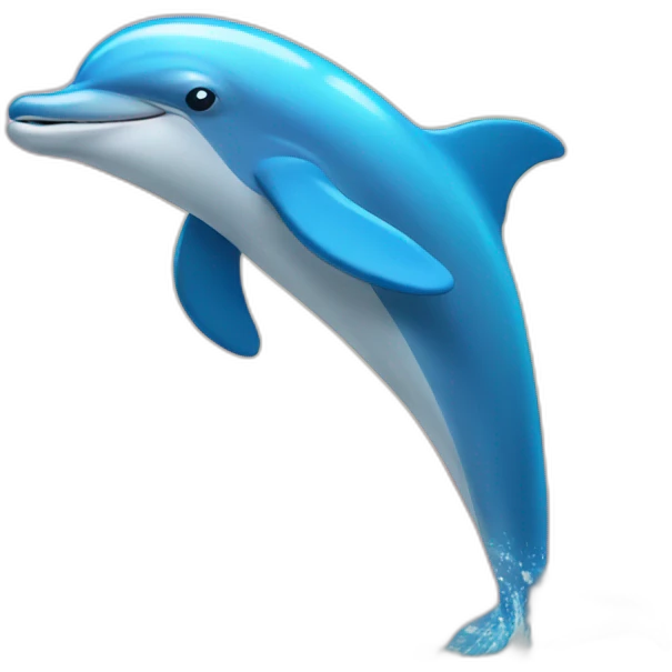 dancing dolphin emoji