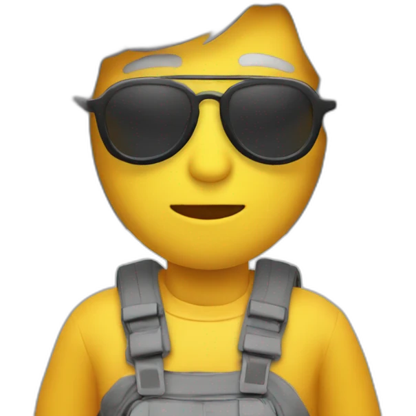 UN MONO MANEJANDO emoji