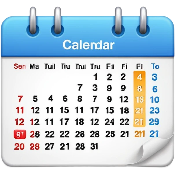 calendar emoji